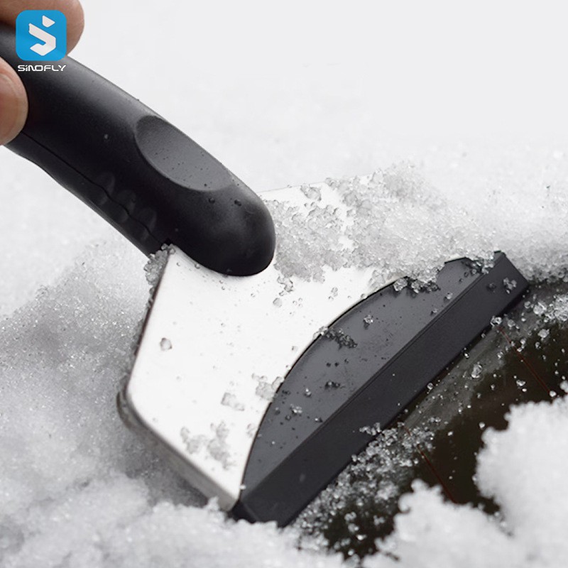 Multi-functional stainless steel snow shovel